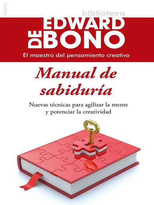 Title details for Manual de sabiduría by Edward de Bono - Wait list